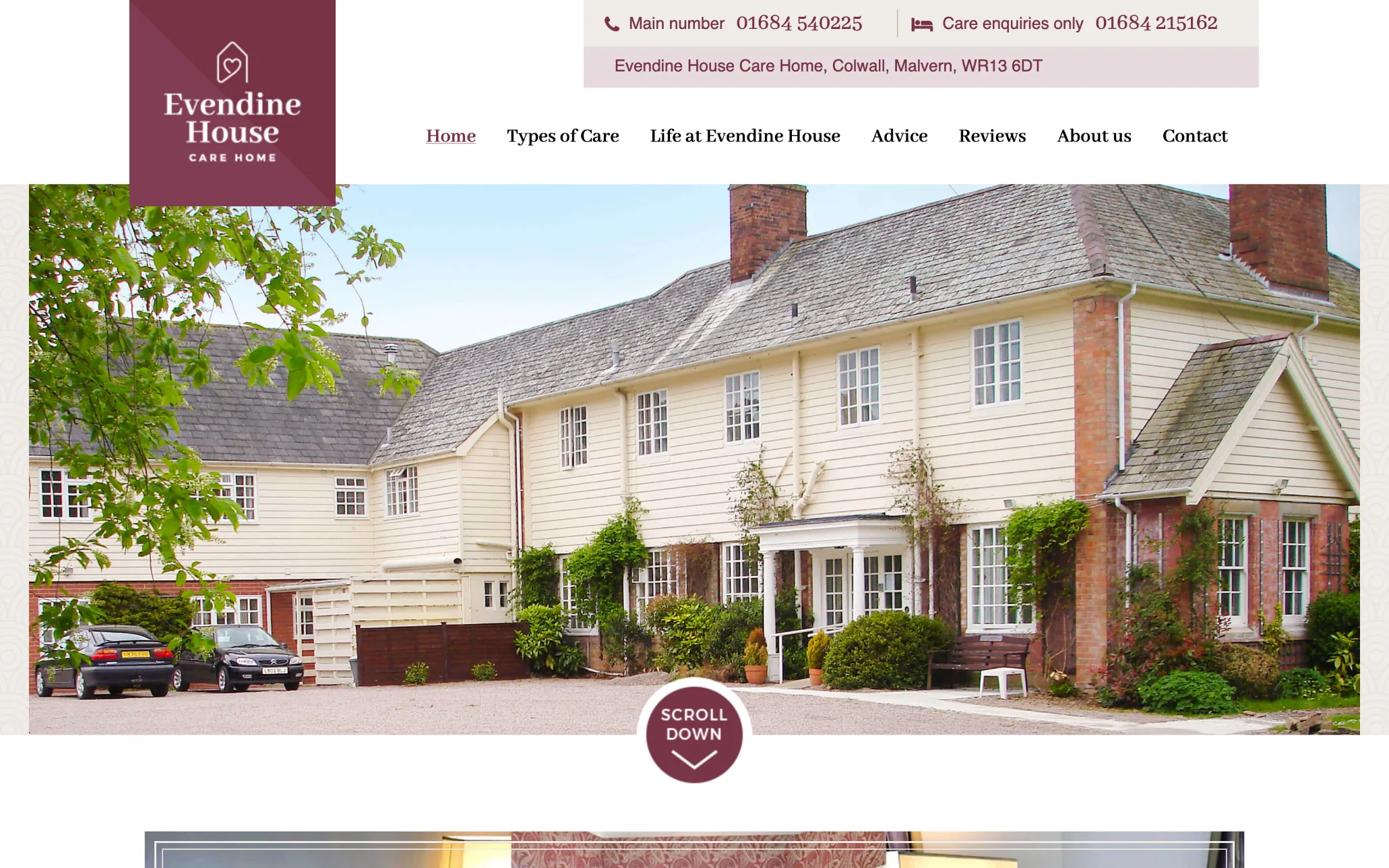Evendine House website